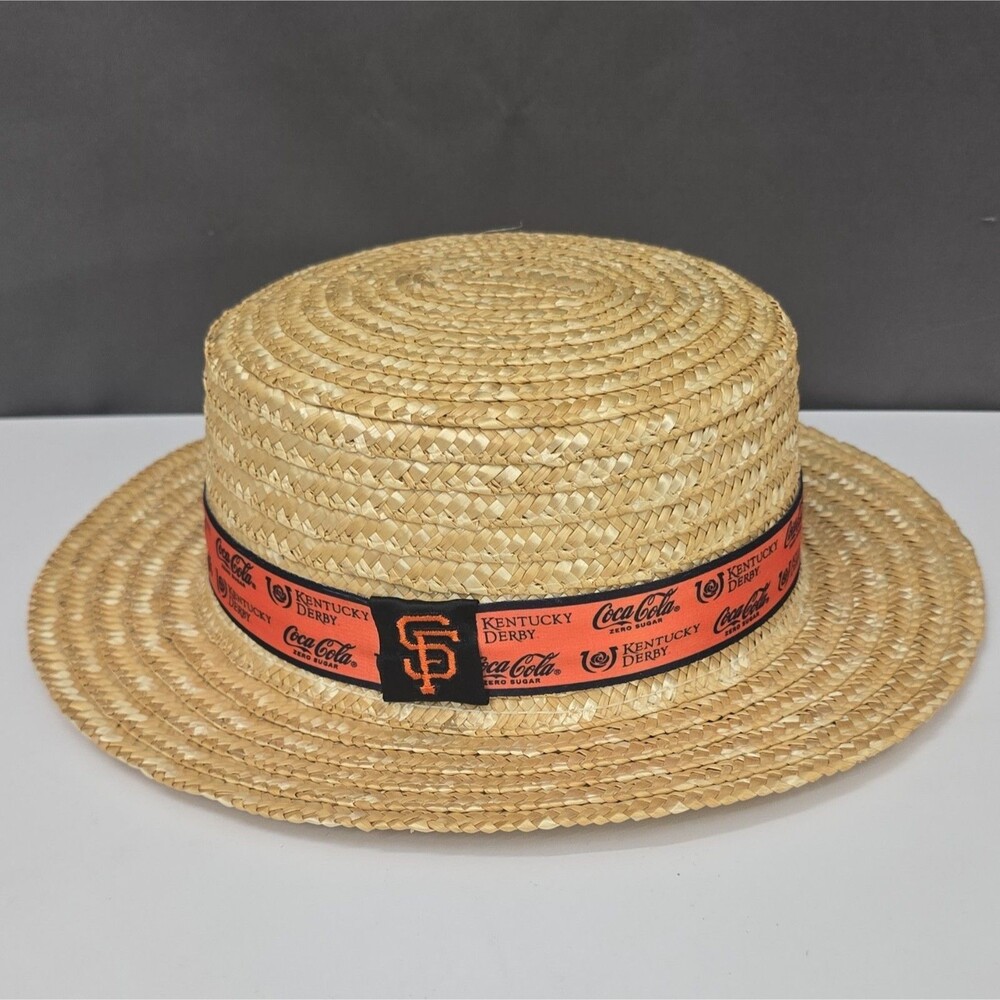 San Francisco Giants x Coca-Cola 2023 Kentucky Derby Stadium Giveaway Straw Hat